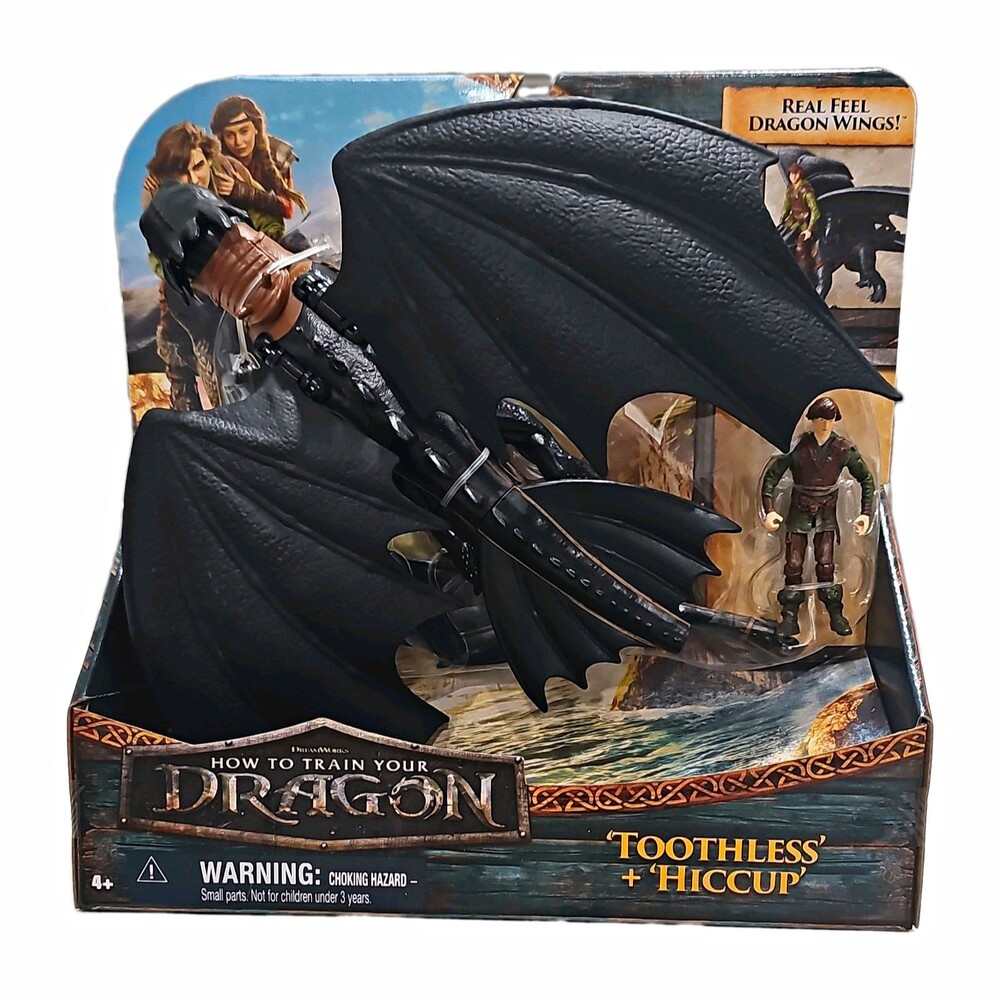 DreamWorks How to Train Your Dragon Toothless & Hiccup Playset 2 Figures